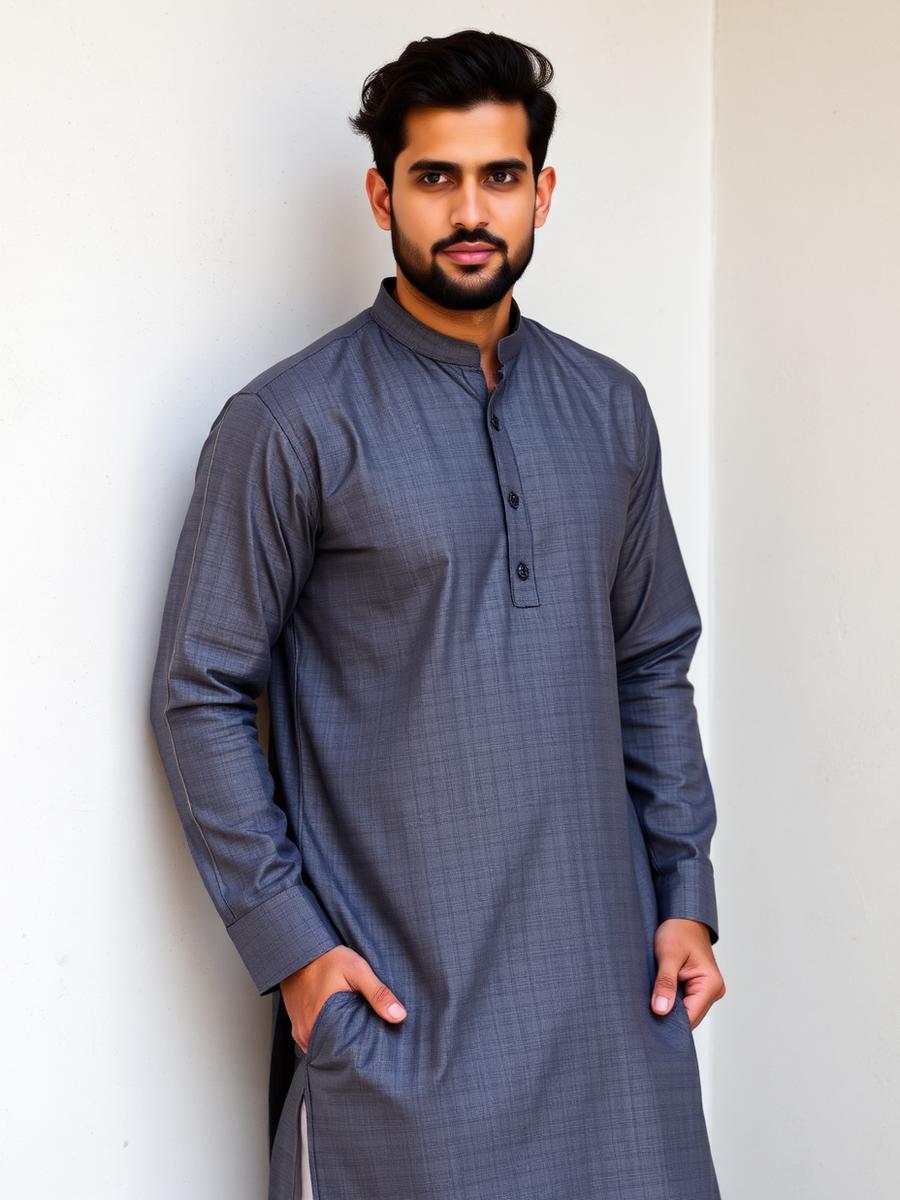 Hadi Chalk Shalwar Suit